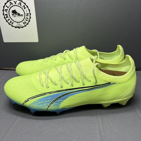 Puma Ultra Ultimate Firm Ground 106898-01 Soccer Cleats Yellow Women Sz 11.5 NEW - Picture 1 of 16